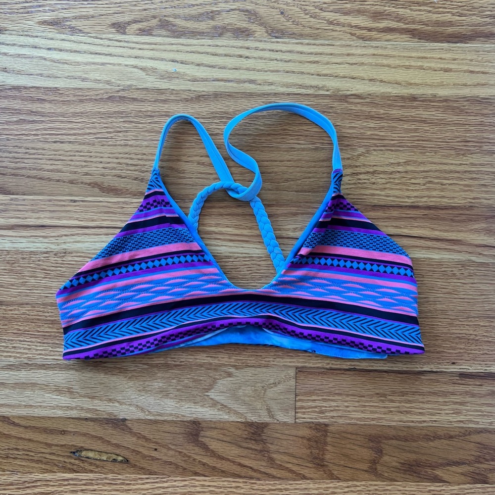 Reversible Print Bikini Top